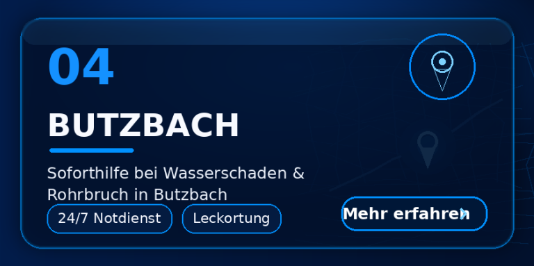 Wasserschaden Butzbach – Leckageortung und Feuchtemessung